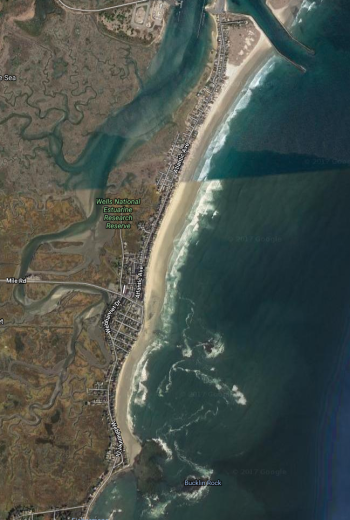 Map of Wells Beach