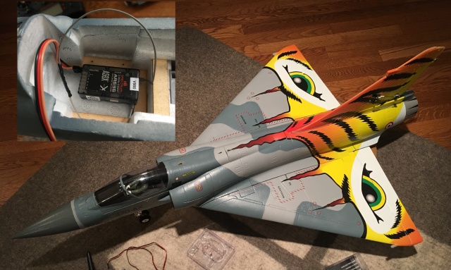 I wanted to teach a locked-down AR636 with SAFE, to fly the Freewing Mirage 2000 Tiger Meet, a delta wing