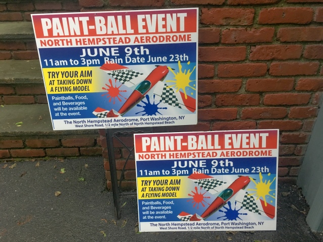 Paintball event starts with advertising